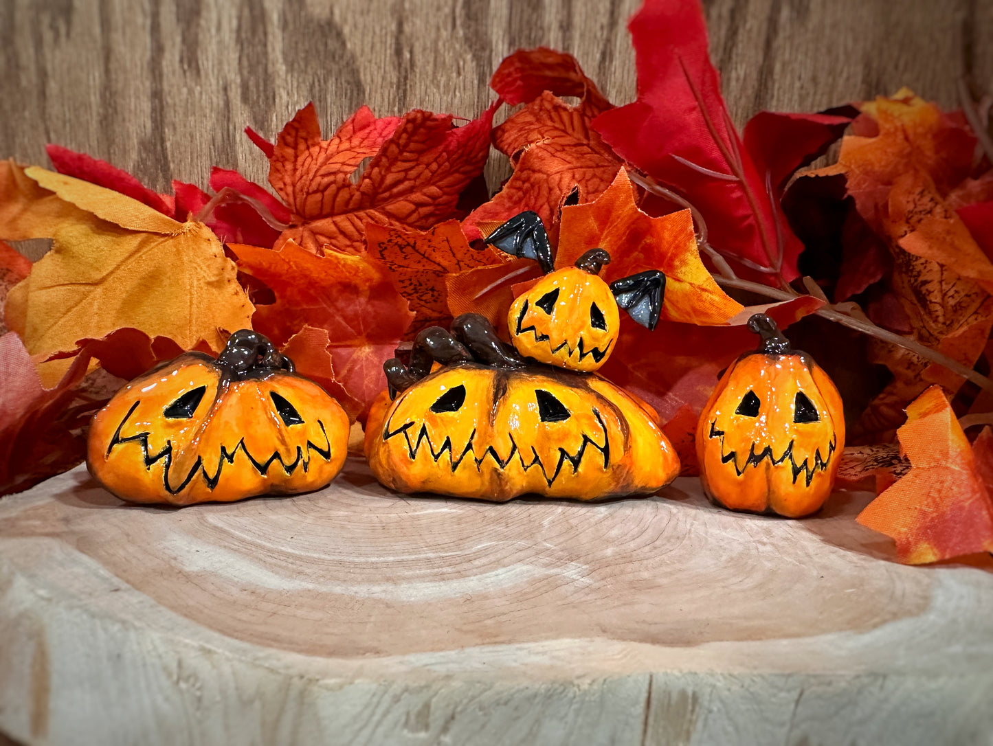 Mini B00-Ty Pumpkins