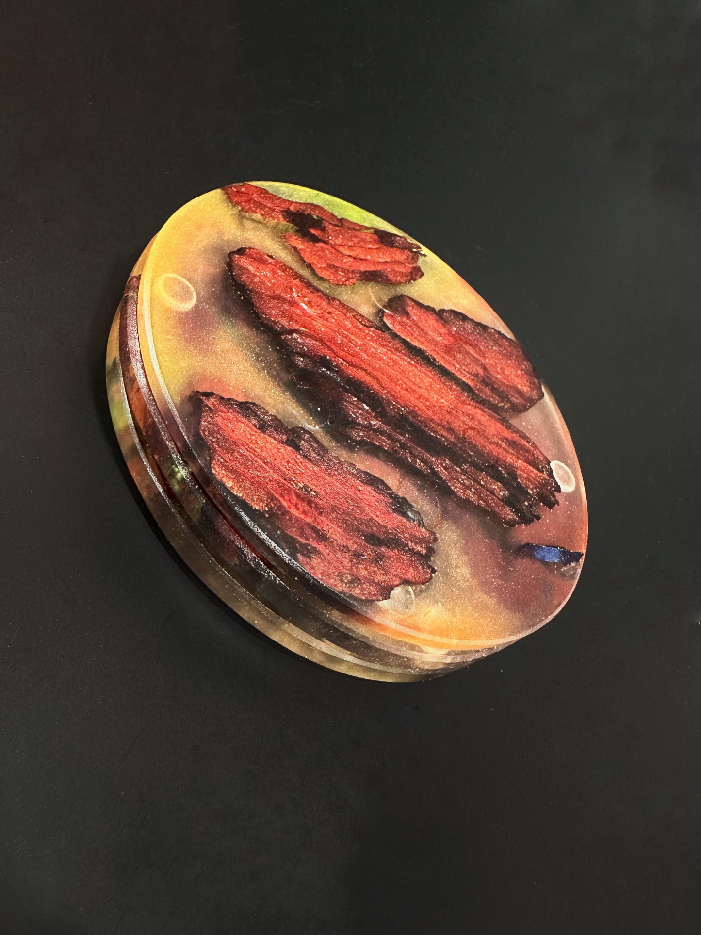 3 Wood Non-stick, No-slip Coasters