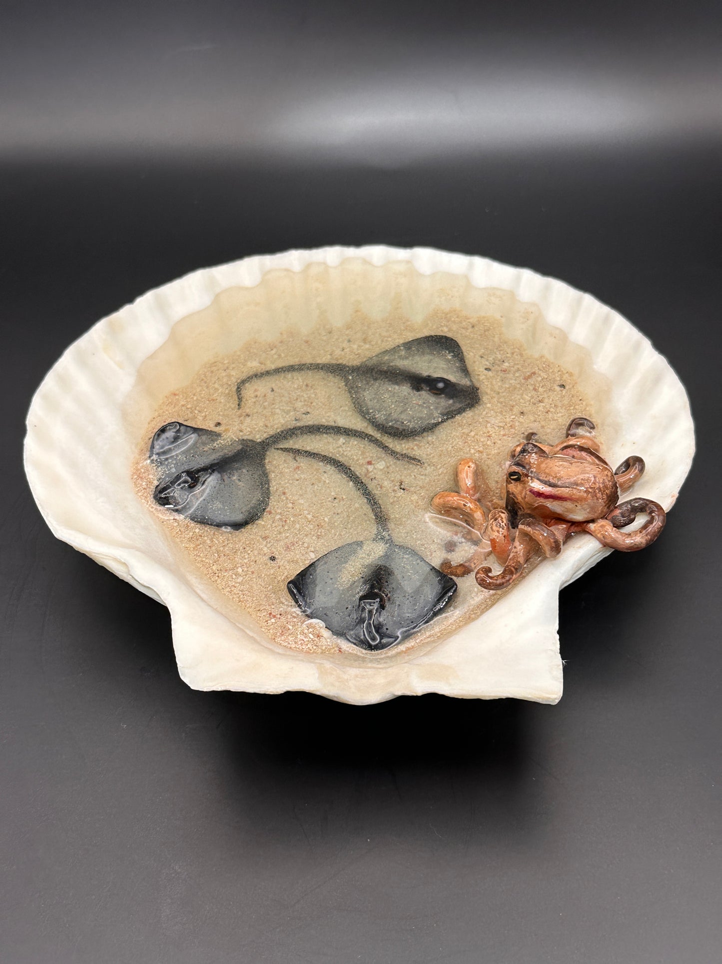 The Octopus and the Three Stingrays