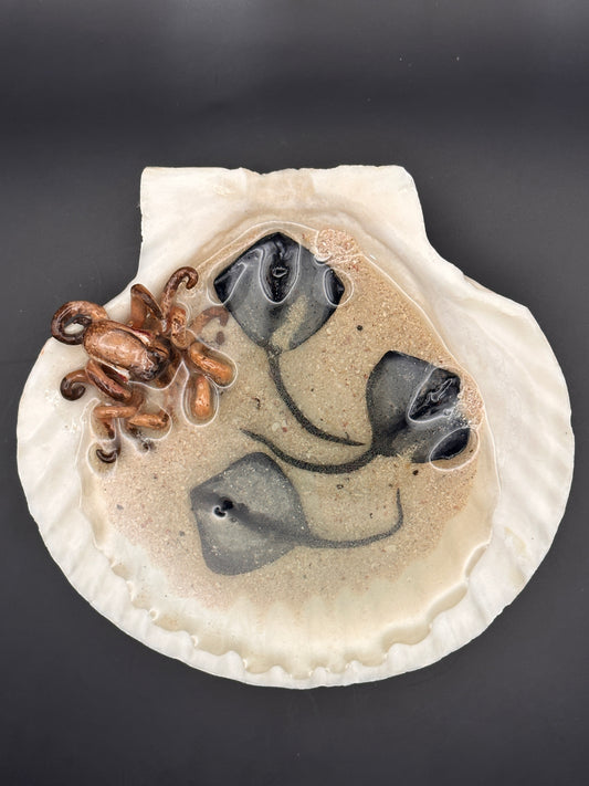 The Octopus and the Three Stingrays