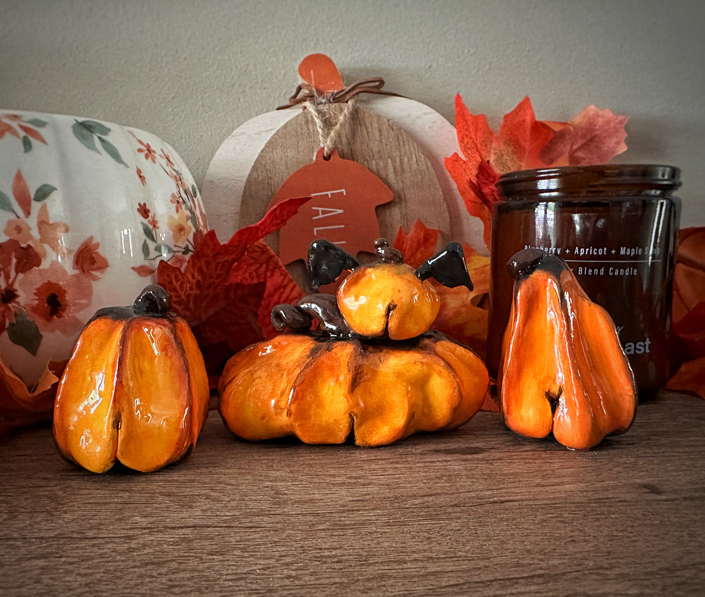 Mini B00-Ty Pumpkins