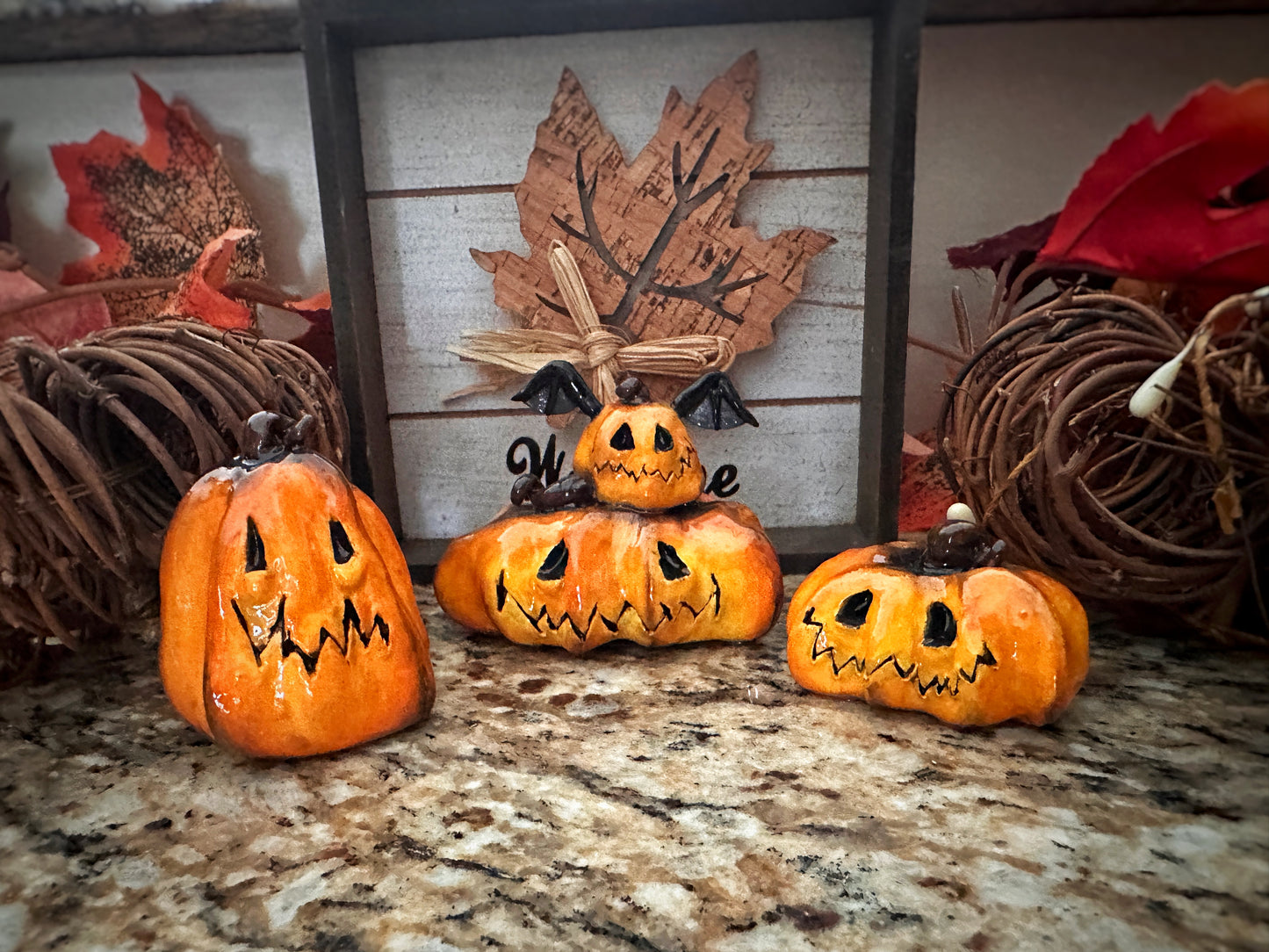 Mini B00-Ty Pumpkins