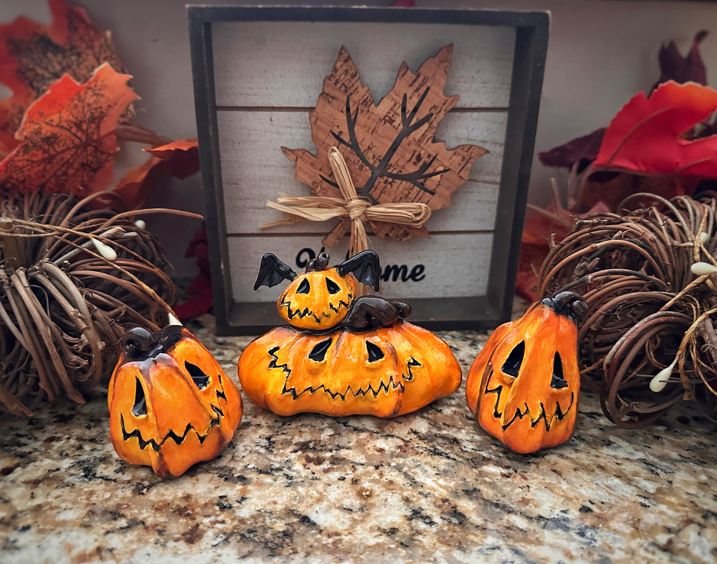 Mini B00-Ty Pumpkins