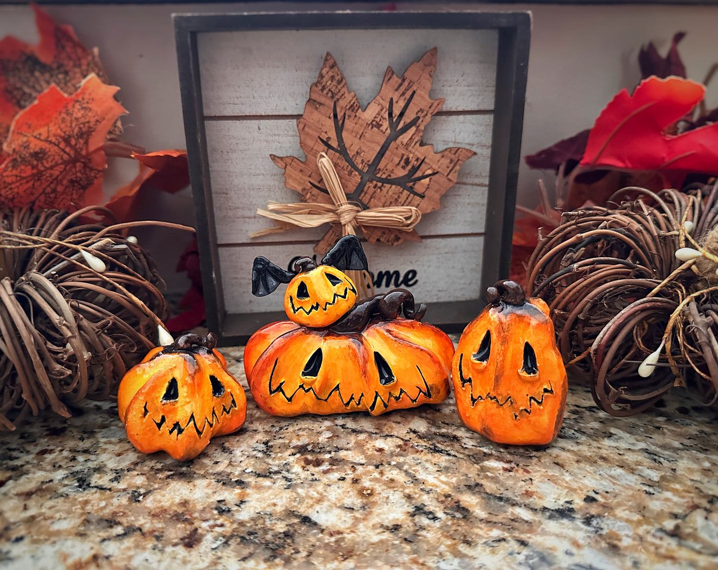 Mini B00-Ty Pumpkins