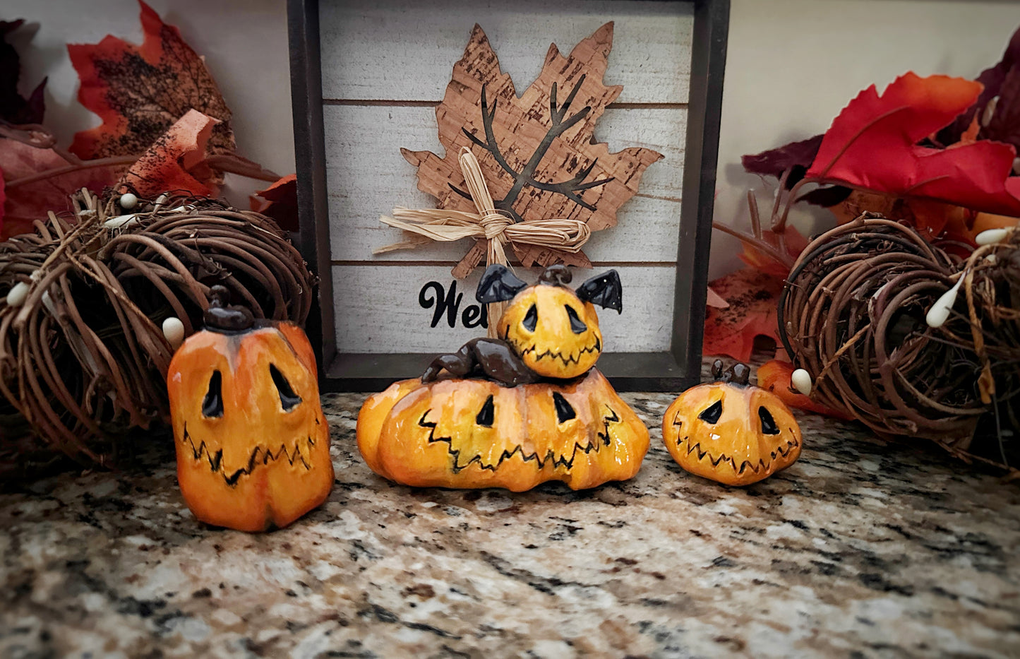 Mini B00-Ty Pumpkins