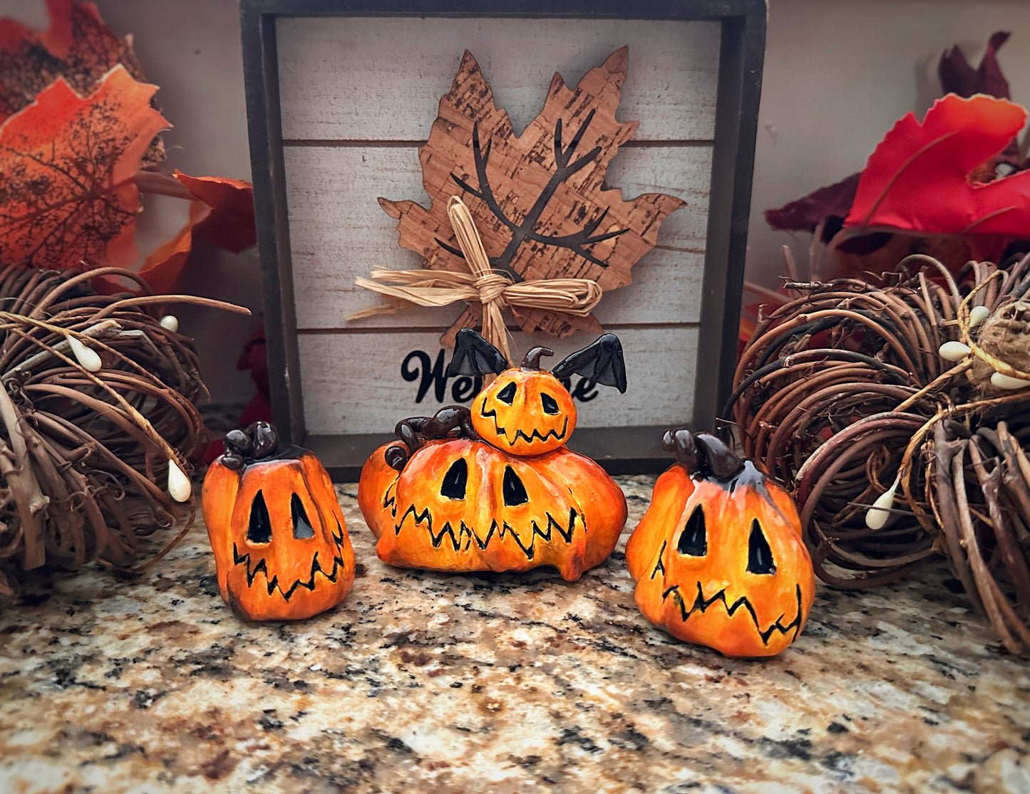 Mini B00-Ty Pumpkins