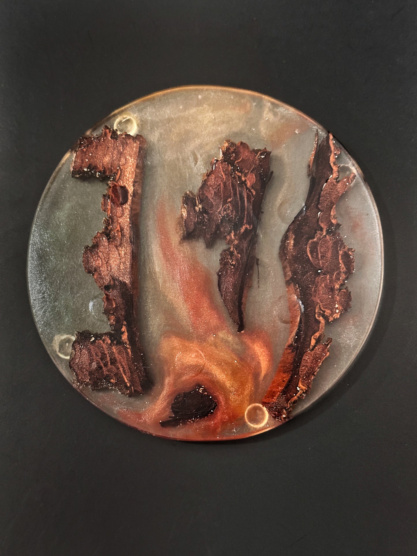 4 Wood Non-stick, No-slip Coasters