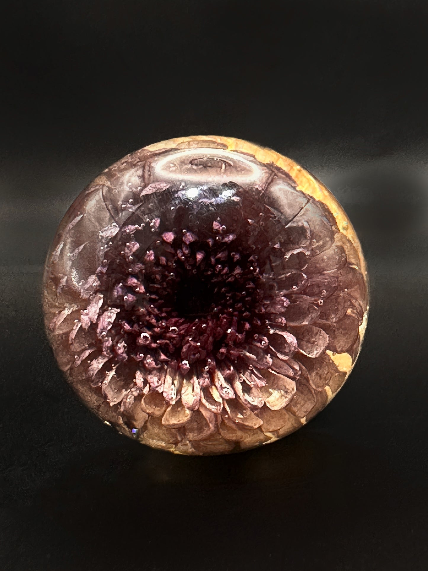 Small Purple Flower Wine Stopper