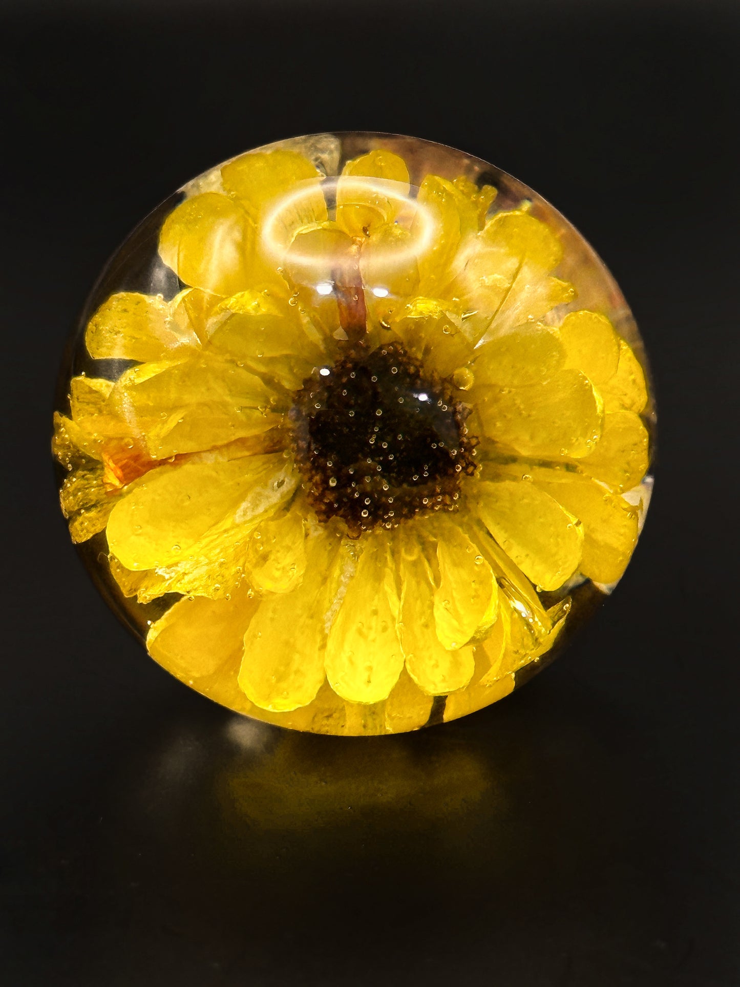 Large Yellow Flower Wine Stopper