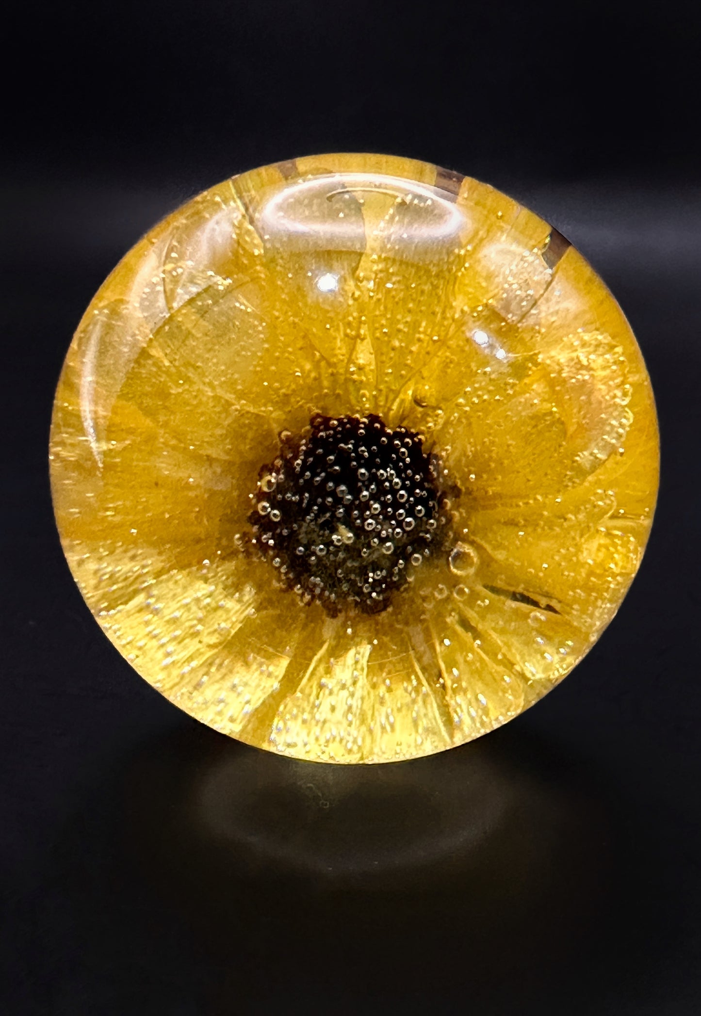 Large Yellow Flower Wine Stopper