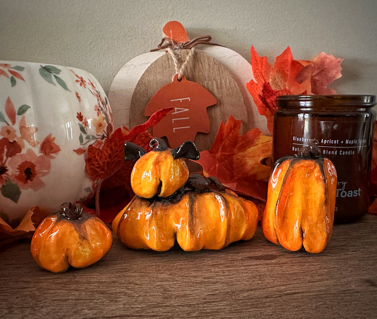 Mini B00-Ty Pumpkins