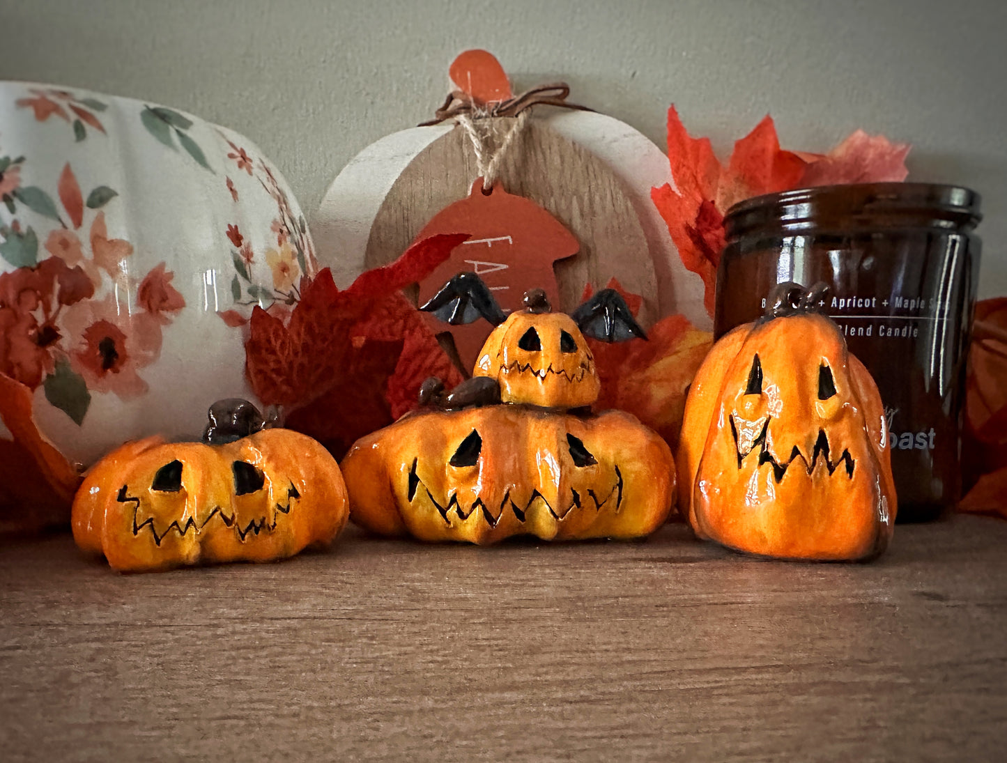 Mini B00-Ty Pumpkins